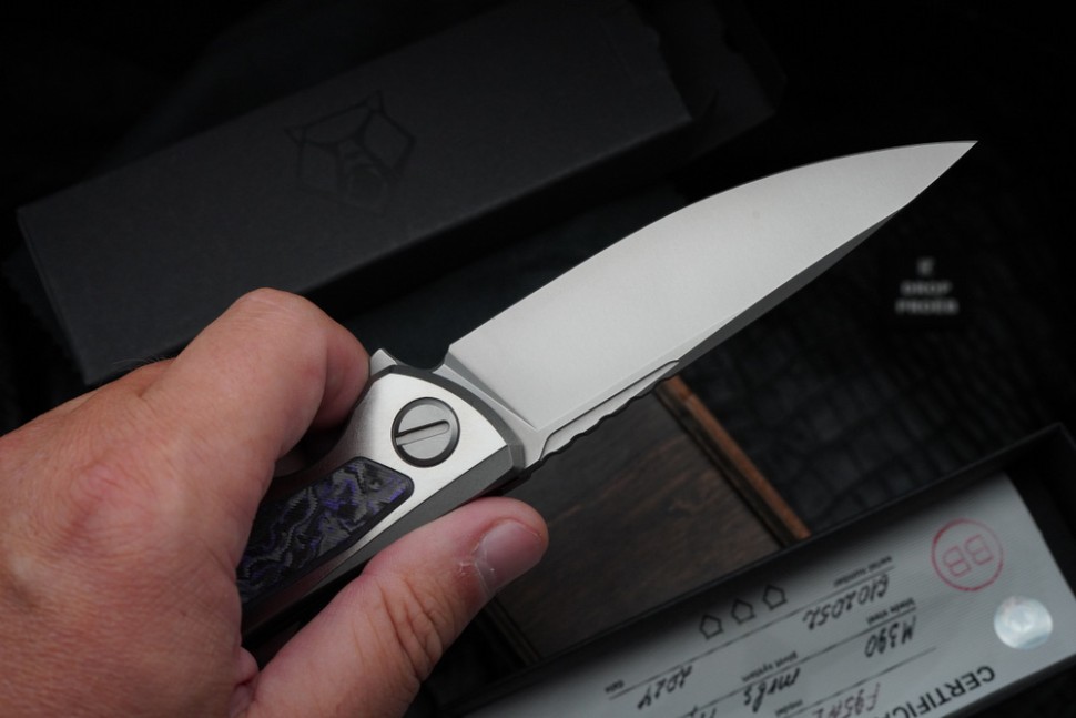 Shirogorov F95NL Gen.5 (M390, Ti, purple Technocarbo, MRBS)
