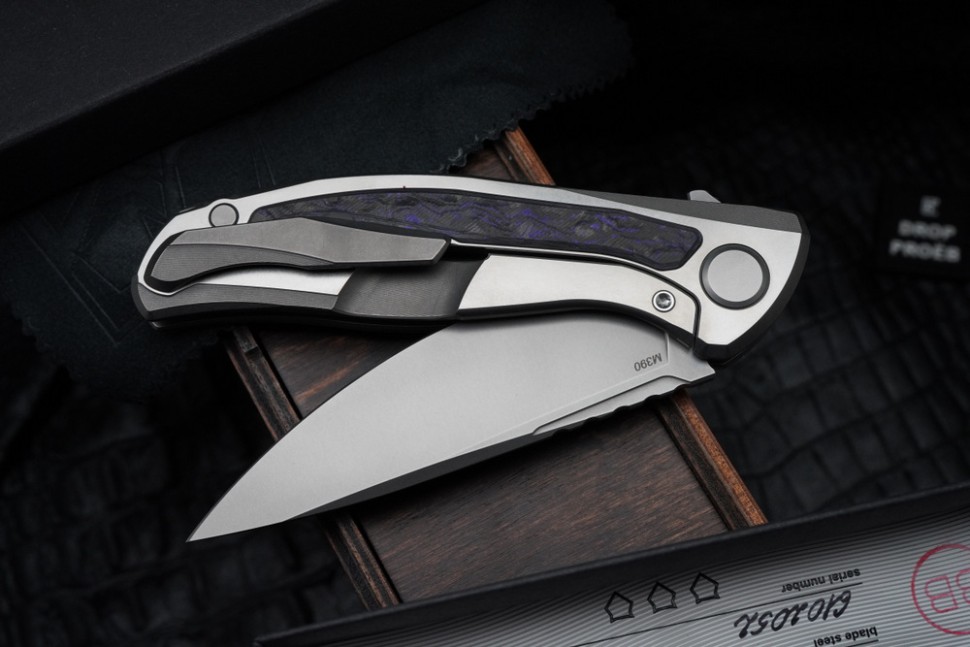 Shirogorov F95NL Gen.5 (M390, Ti, purple Technocarbo, MRBS)
