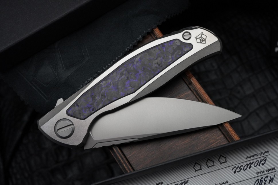 Shirogorov F95NL Gen.5 (M390, Ti, purple Technocarbo, MRBS)