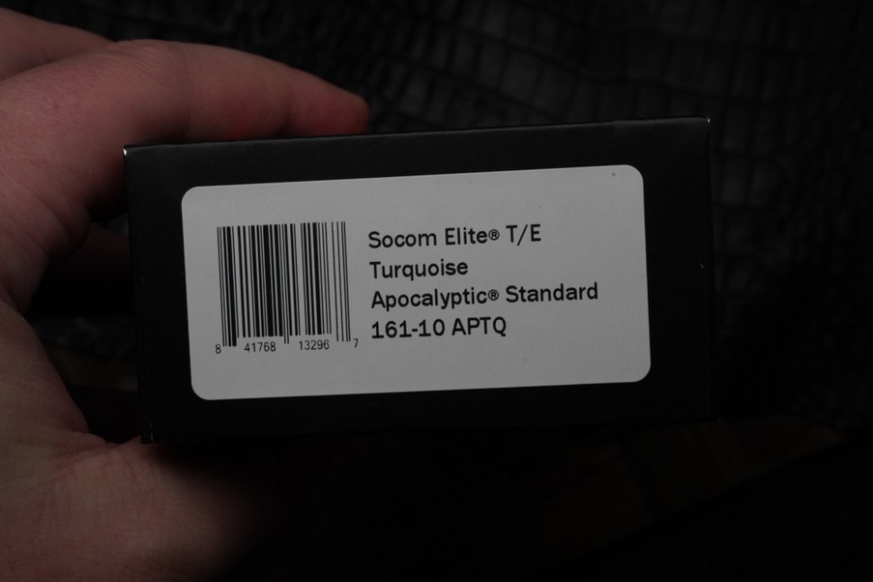 Microtech Socom Elite T/E Manual Turquoise Apocalyptic Standard 161-10APTQ