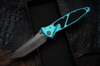 Microtech Socom Elite T/E Manual Turquoise Apocalyptic Standard 161-10APTQ