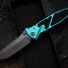 Microtech Socom Elite T/E Manual Turquoise Apocalyptic Standard 161-10APTQ