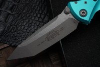 Microtech Socom Elite T/E Manual Turquoise Apocalyptic Standard 161-10APTQ