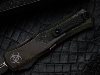 Microtech Knives Mini Hera Outbreak D/E M390MK Signature Series 1702M-1OBDS