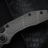 Microtech Borka Stitch Natural Clear Black Standard 169-1NC