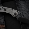Microtech Borka Stitch Natural Clear Black Standard 169-1NC