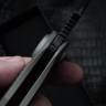 Microtech Borka Stitch Natural Clear Black Standard 169-1NC