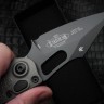 Microtech Borka Stitch Natural Clear Black Standard 169-1NC