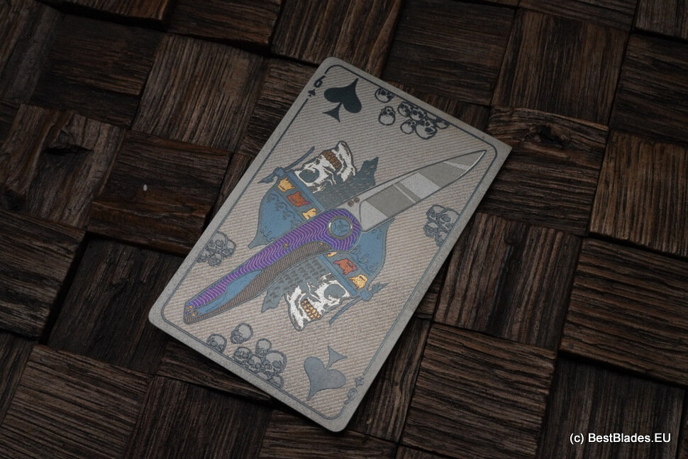 CKF Titanium card Six of Clubs (Sukhoi)