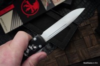 Microtech Ultratech Steamboat Willie Dirty White Single Edge 121-1SB