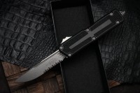 Microtech Scarab 2 Gen 3 S/E Stonewash Partial Serrated Standard 1278-11