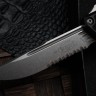 Microtech Scarab 2 Gen 3 S/E Stonewash Partial Serrated Standard 1278-11