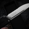 Microtech Scarab 2 Gen 3 S/E Stonewash Partial Serrated Standard 1278-11