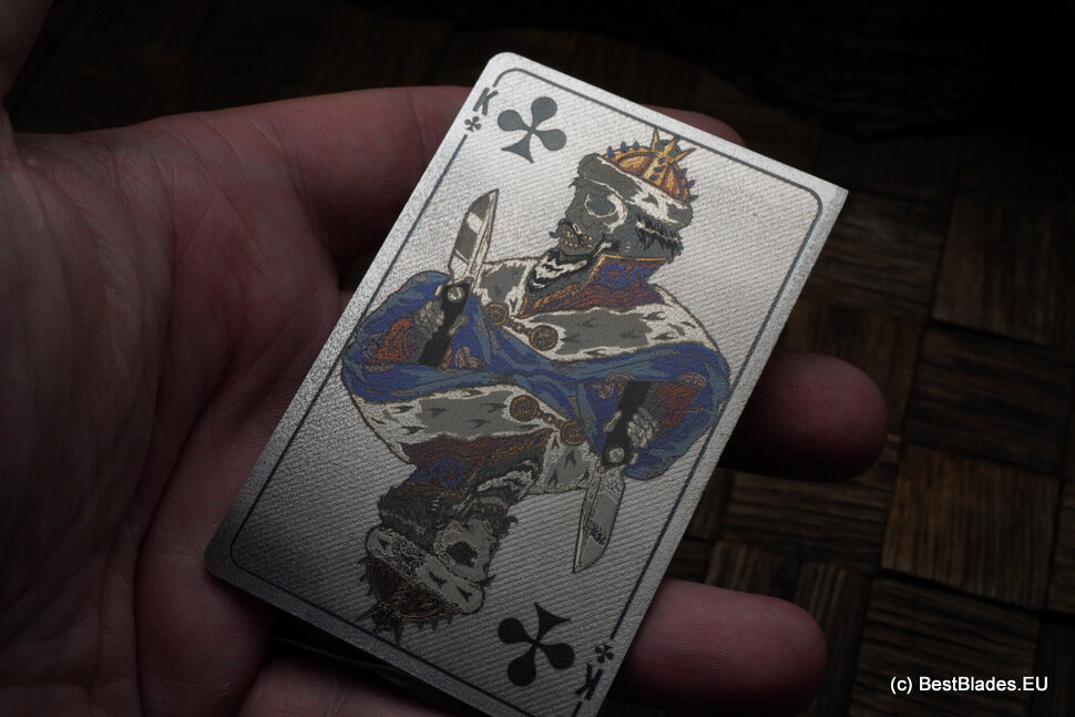 CKF Titanium card King of Clubs (SNAFU)