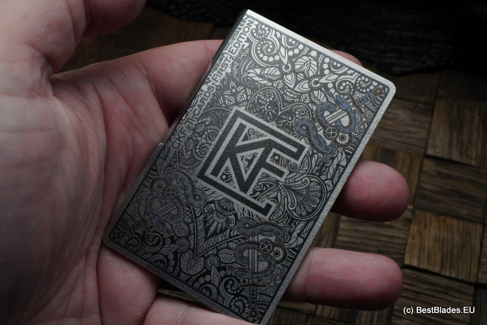 CKF Titanium card King of Clubs (SNAFU)