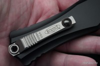 Microtech Knives Hera II Stonewash Double Edge w/ Black Handle 1702-10