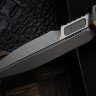 Microtech Glykon Apocalyptic Standard Bayonet w/ Apocalyptic Overlay & Tan Handle 184-10APTA
