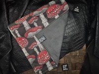 CKF EDC hank cotton+microsuede Mushrooms