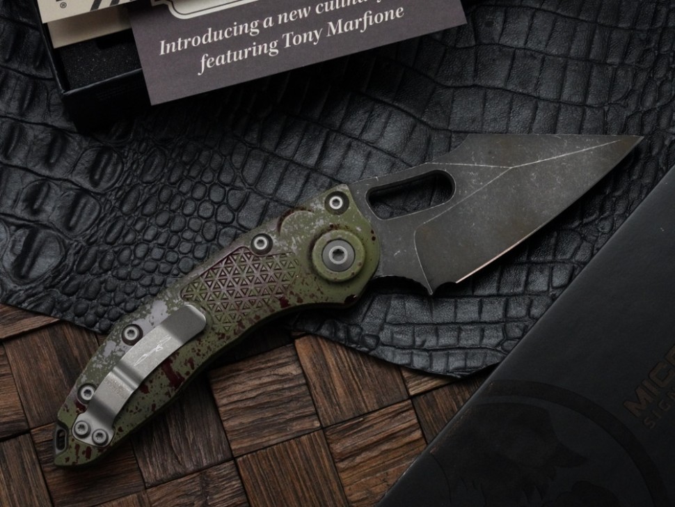 Microtech Borka Stitch Auto Outbreak Signature Series 169-1OBS