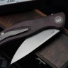 Shirogorov F95 Ursus Maroon Micarta (ELMAX, Ti, MRBS)