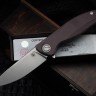 Shirogorov F95 Ursus Maroon Micarta (ELMAX, Ti, MRBS)