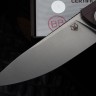 Shirogorov F95 Ursus Maroon Micarta (ELMAX, Ti, MRBS)