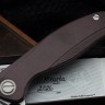 Shirogorov F95 Ursus Maroon Micarta (ELMAX, Ti, MRBS)