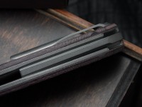Shirogorov F95 Ursus Maroon Micarta (ELMAX, Ti, MRBS)