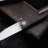Shirogorov F95 Ursus Maroon Micarta (ELMAX, Ti, MRBS)