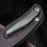 Shirogorov F95 Ursus Maroon Micarta (ELMAX, Ti, MRBS)