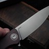 Shirogorov F95 Ursus Maroon Micarta (ELMAX, Ti, MRBS)