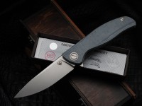 Shirogorov F95 Ursus Blue Micarta (ELMAX, Ti, MRBS)
