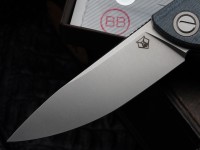 Shirogorov F95 Ursus Blue Micarta (ELMAX, Ti, MRBS)