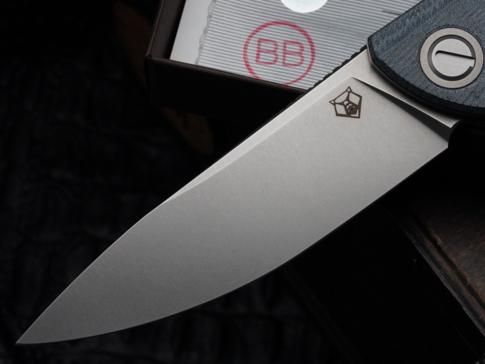 Shirogorov F95 Ursus Blue Micarta (ELMAX, Ti, MRBS)