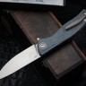 Shirogorov F95 Ursus Blue Micarta (ELMAX, Ti, MRBS)