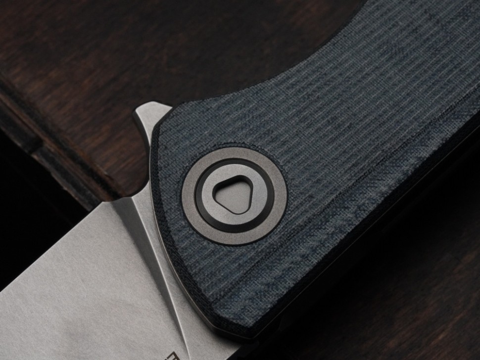 Shirogorov F95 Ursus Blue Micarta (ELMAX, Ti, MRBS)