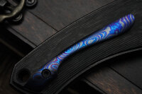 CKF/David Lespect Davless S90V DUALTONE, MRBS, Carbon Fiber handle, ZircuTi inserts, Zircuti Clip