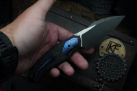 CKF/David Lespect Davless S90V DUALTONE, MRBS, Carbon Fiber handle, ZircuTi inserts, Zircuti Clip