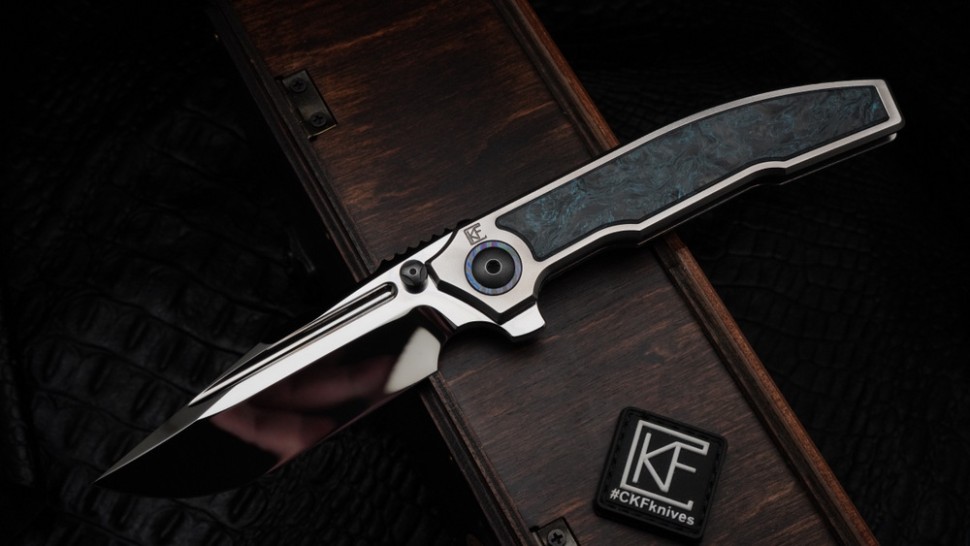 CKF/Rassenti Snafu-4 L MIRROR (M398, Ti, Blue CF)
