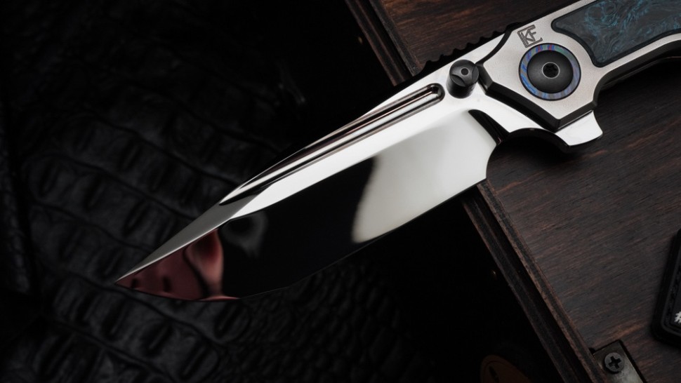 CKF/Rassenti Snafu-4 L MIRROR (M398, Ti, Blue CF)