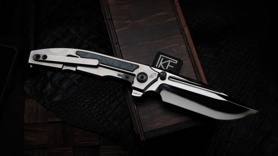 CKF/Rassenti Snafu-4 L MIRROR (M398, Ti, Blue CF)