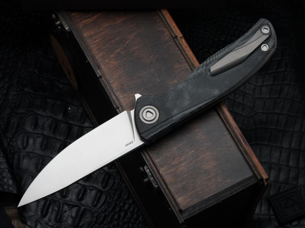 Shirogorov F95 Ursus Black Micarta (ELMAX, Ti, MRBS)
