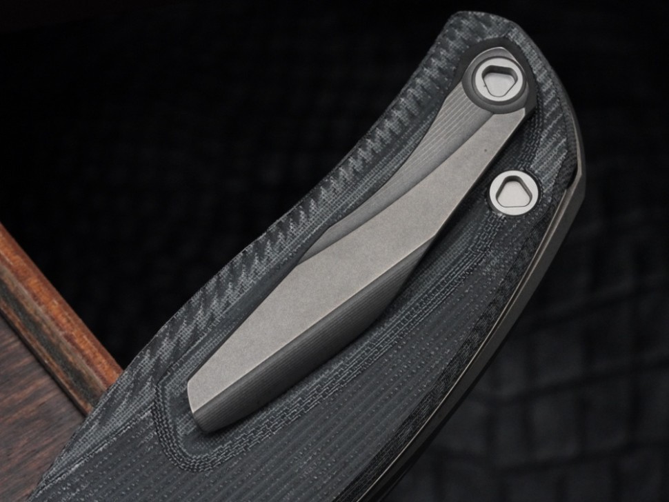 Shirogorov F95 Ursus Black Micarta (ELMAX, Ti, MRBS)