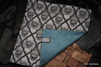 CKF EDC hank cotton+microsuede Skulls