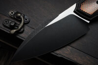 CKF/David Lespect Davless S90V DUALTONE, MRBS, Carbon Fiber handle, Superconductor inserts, ZircuTi Clip