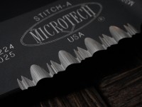 Microtech Borka Stitch Auto w/ Tan Handles &amp; Partial Serrated M390 169-2TA