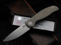 Shirogorov F95 Ursus Green Micarta (ELMAX, Ti, MRBS)