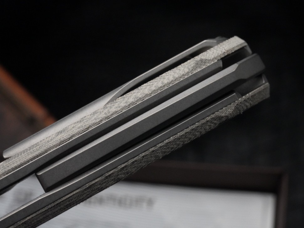 Shirogorov F95 Ursus Green Micarta (ELMAX, Ti, MRBS)