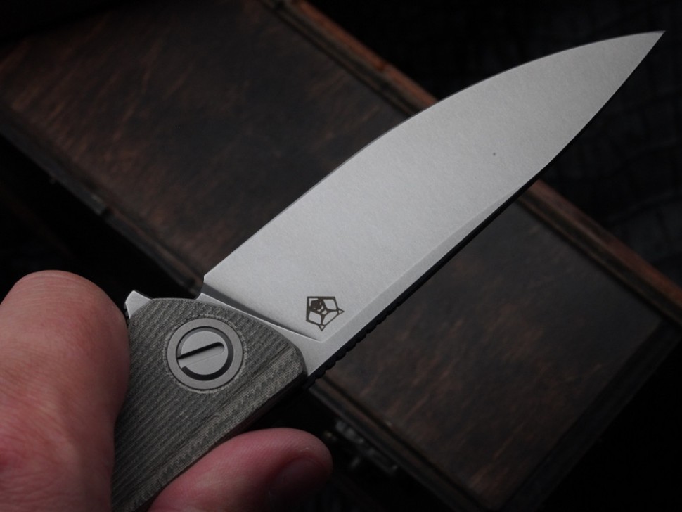 Shirogorov F95 Ursus Green Micarta (ELMAX, Ti, MRBS)