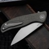 Shirogorov F95 Ursus Green Micarta (ELMAX, Ti, MRBS)
